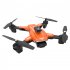 RC Drone HD Dual Camera Aerial Photography Long Endurance Obstacle Avoidance Folding Remote Control Quadcopter Black A