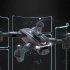RC Drone HD Dual Camera Aerial Photography Long Endurance Obstacle Avoidance Folding Remote Control Quadcopter Black A