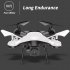 RC Drone with Camera Wifi Fpv Gps Air Pressure Fixed Height RC Quadcopter 3D Flip Headless Mode White