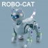 RC Electric Dinosaur Remote Control Electronic Robot With Light Sound for Kids Children Gift Toys Cat