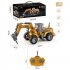RC Excavator 4 Channel Remote Control Bulldozer Electric Engineering Vehicle Model Toys For Boys Girls Birthday Christmas Gifts JH74 9D as shown