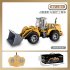 RC Excavator 4 Channel Remote Control Bulldozer Electric Engineering Vehicle Model Toys For Boys Girls Birthday Christmas Gifts JH74 5D as shown