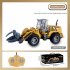 RC Excavator 4 Channel Remote Control Bulldozer Electric Engineering Vehicle Model Toys For Boys Girls Birthday Christmas Gifts JH74 8D as shown