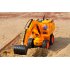 RC Excavator is 1 10 Scale and comes with a Rechargeable Battery as well as a Charger
