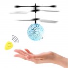 US RC Flying Ball Infrared Hand Induction Flight Helicopter Multicolor LED Lights for Kids Teenager with Remote Controller