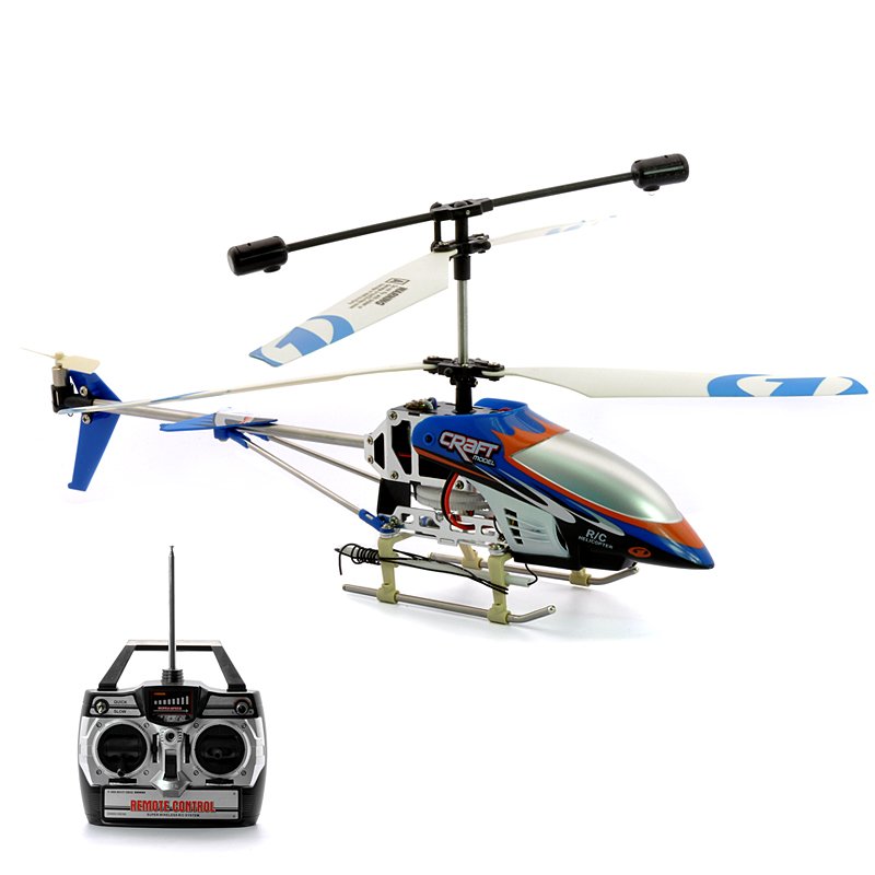 3CH RC Helicopter w/ Gyro + LEDs - Air Strike