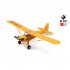 RC Plane XK A160 3D 6G 7 4v High performance 1406 Brushless Motor Airplane yellow