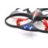 RC Quadcopter with a 50 Meter Range that uses 2 4GHz frequency and 4 Channels to be controlled via the transmitter is a real winner for performing stunts