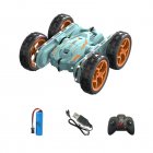 RC Stunt Car 2.4GHz 4WD Rechargeable Twisting Drift Car Double Side Flip Remote Control Vehicle With Light Music