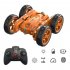 RC Stunt Car 2 4GHz 4WD Rechargeable Twisting Drift Car Double Side Flip Remote Control Vehicle With Light Music For Birthday Christmas Gifts light blue