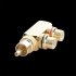 RCA Male to 2 RCA Female Gold plated Copper AV Audio Video Adapter Plug Splitter Converter gold
