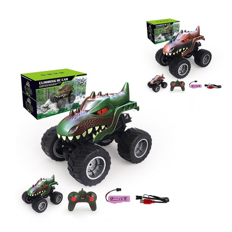 Q148 Dinosaur Trucks For Boys 1:16 Scale 2WD Remote Control Climbing Car Toys For Kids Birthday Gifts 