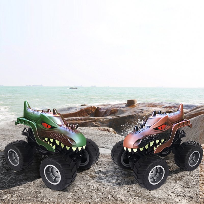 Q148 Dinosaur Trucks For Boys 1:16 Scale 2WD Remote Control Climbing Car Toys For Kids Birthday Gifts 