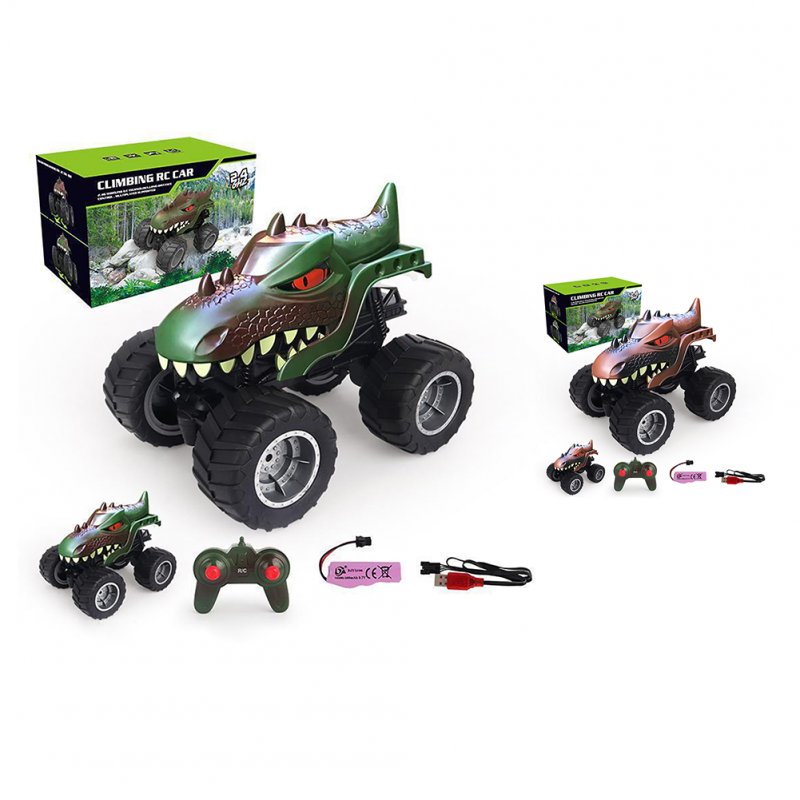 Q148 Dinosaur Trucks For Boys 1:16 Scale 2WD Remote Control Climbing Car Toys For Kids Birthday Gifts 