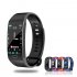 RD11 Smart Bracelet Band Measuring Pressure Clock Cardio Fitness Watch Heart Rate Activity Tracker Sports Smartwatch blue