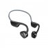 REMAX Air Conduction Headphones Sports Wireless Earphones With Built in Mic Waterproof HD Sound Earphones For Running Cycling Hiking Driving black