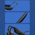 REMAX Air Conduction Headphones Sports Wireless Earphones With Built in Mic Waterproof HD Sound Earphones For Running Cycling Hiking Driving black