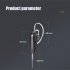 REMAX RB T38 Wireless Bluetooth Headset Dual Microphone Noise Canceling HD Calling Earphone Single Ear black