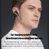 REMAX RB T38 Wireless Bluetooth Headset Dual Microphone Noise Canceling HD Calling Earphone Single Ear black