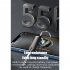 REMAX RB T38 Wireless Bluetooth Headset Dual Microphone Noise Canceling HD Calling Earphone Single Ear black