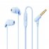 REMAX RM 518 Headphones Wired Microphone Earbud In Ear Earphones Built in Call Control Clear Audio For Most Mobile Devices Black  3 5 socket