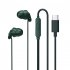 REMAX RM 518 Headphones Wired Microphone Earbud In Ear Earphones Built in Call Control Clear Audio For Most Mobile Devices Black  3 5 socket