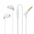 REMAX RM 518 Headphones Wired Microphone Earbud In Ear Earphones Built in Call Control Clear Audio For Most Mobile Devices Black  3 5 socket