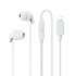 REMAX RM 518 Headphones Wired Microphone Earbud In Ear Earphones Built in Call Control Clear Audio For Most Mobile Devices Black  3 5 socket