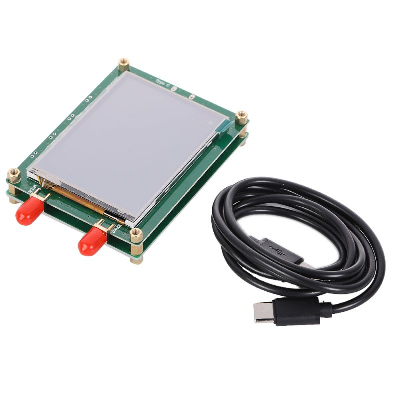 RF Signal Generator PLL Sweep Frequency Generator Touch Screen ADF4351 35M-4.4G  green