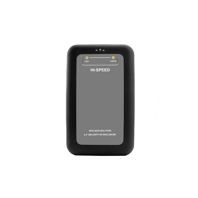 Secure RFID 2.5 Inch SATA HDD Enclosure