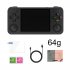 RG35XX H Video Game Console 3300mAH Rechargeable Battery Game Console Portable Retro Arcade Controller Purple 64G