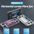 RG35XX H Video Game Console 3300mAH Rechargeable Battery Game Console Portable Retro Arcade Controller White 64G