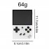 RG35XX PLUS Retro Handheld Game Console 3 5 Inch IPS Screen 3300mAH Rechargeable Battery Game Controller 64G Gray