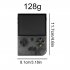 RG35XX PLUS Retro Handheld Game Console 3 5 Inch IPS Screen 3300mAH Rechargeable Battery Game Controller 64G Gray