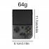 RG35XX PLUS Retro Handheld Game Console 3 5 Inch IPS Screen 3300mAH Rechargeable Battery Game Controller 64G Gray