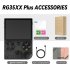 RG35XX PLUS Retro Handheld Game Console 3 5 Inch IPS Screen 3300mAH Rechargeable Battery Game Controller 64G Gray