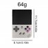 RG35XX PLUS Retro Handheld Game Console 3 5 Inch IPS Screen 3300mAH Rechargeable Battery Game Controller 64G Gray