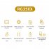 RG35XX Retro Handheld Game Console with 3 5 Inch Screen Rechargeable Game Machine White 64gb