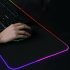RGB Colorful LED Lighting Gaming Mouse Pad Mat for PC Laptop 350 250mm  As shown