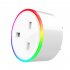 RGB Colors Change Wifi Intelligent Socket British Regulation British regulatory