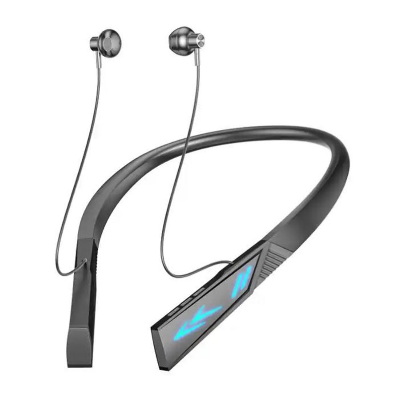 RGB Lighting Headphones Wireless Headphones Noise Canceling Headphones Magnetic Headphones With Neck Cable