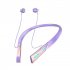 RGB Lighting Headphones Wireless Headphones Noise Canceling Headphones Magnetic Headphones With Neck Cable Gradient black