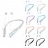 RGB Lighting Headphones Wireless Headphones Noise Canceling Headphones Magnetic Headphones With Neck Cable Gradient black