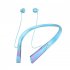 RGB Lighting Headphones Wireless Headphones Noise Canceling Headphones Magnetic Headphones With Neck Cable Gradient black