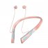 RGB Lighting Headphones Wireless Headphones Noise Canceling Headphones Magnetic Headphones With Neck Cable Gradient black