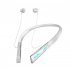 RGB Lighting Headphones Wireless Headphones Noise Canceling Headphones Magnetic Headphones With Neck Cable Gradient black