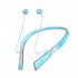 RGB Lighting Headphones Wireless Headphones Noise Canceling Headphones Magnetic Headphones With Neck Cable Gradient black
