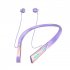 RGB Lighting Headphones Wireless Headphones Noise Canceling Headphones Magnetic Headphones With Neck Cable girly pink
