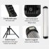 RGB Photographic Video Lights 360   Full Color Portable Photography Lighting 2700 7500K Dimmable Camera Lamp black
