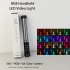 RGB Photographic Video Lights 360   Full Color Portable Photography Lighting 2700 7500K Dimmable Camera Lamp black